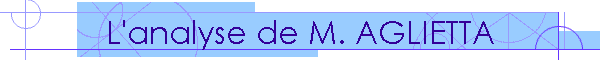L'analyse de M. AGLIETTA