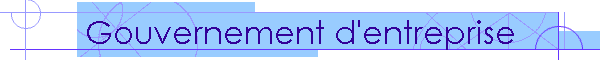 Gouvernement d'entreprise